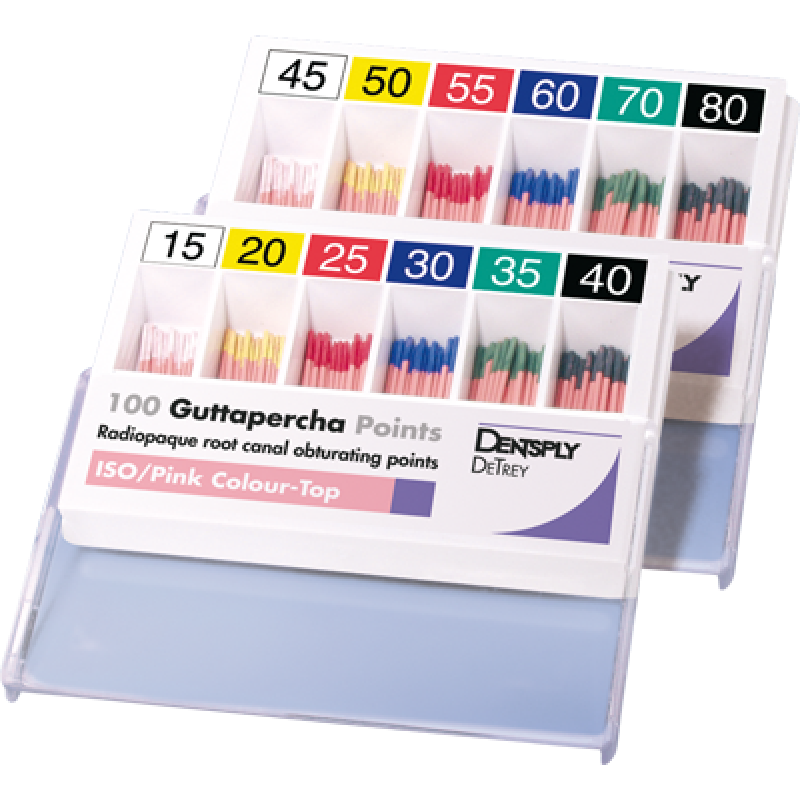 GUTTA PERCHA POINTES ROSES X 100