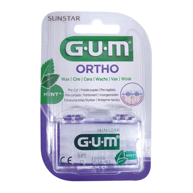 GUM CIRE ORTHODONTIQUE MENTHE PREDECOUPEE
