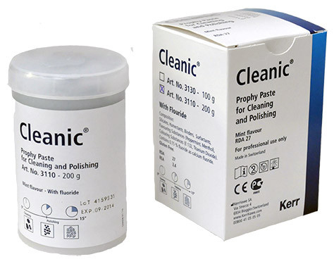 ACTION CLEANIC PATE PROPHYLACTIQUE SANS FLUOR POT 200 GR.