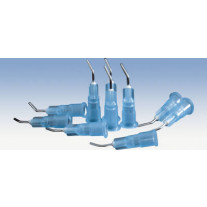 EMBOUT AIGUILLE BLEU POUR GEL DE MORDANCAGE X 100