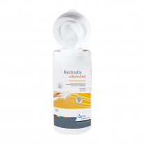 BECHTOFIX BOITE DISTRIBUTRICE X 100: LINGETTES DESINFECTANTES SANS ALCOOL 