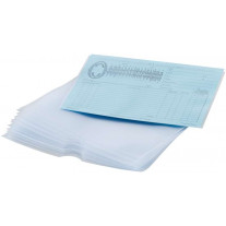 POCHETTE PLASTIQUE TRANSPARENTE POUR FICHE DENTAIRE x 100