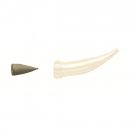 COMPOSITE GUN HAWE: EMBOUTS ET PISTONS TRANSPARENTS  x 100 