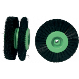 BROSSE A POLIR 4 RANGS POINTUES- 80 MM- CENTRE PLASTIQUE