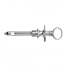 SERINGUE ANESTHESIQUE AVEC ASPIRATION EN INOX