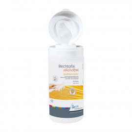 BECHTOFIX BOITE DISTRIBUTRICE X 100: LINGETTES DESINFECTANTES SANS ALCOOL 