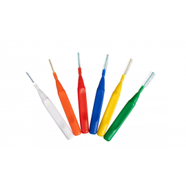 ACTION BROSSE INTERDENTAIRE PLULINE AVEC MANCHE X 6 