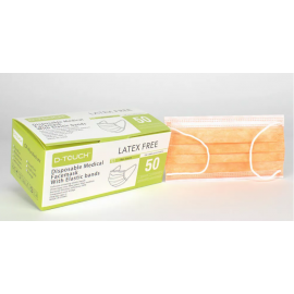 ACTION MASQUES D-TOUCH ORANGE SANS LATEX X 50