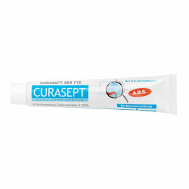 CURASEPT GEL ADS 712: DENTIFRICE A LA CHLORHEXIDINE 75 ML