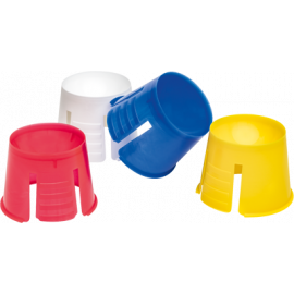 GODET DAPPEN PLASTIQUE COULEURS ASSORTIES X 200