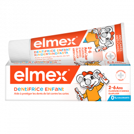 ELMEX ENFANT 2-6 ANS DENTIFRICE TUBE 12 X 50 ML