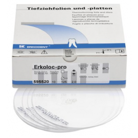 ERKOLOC PRO PLAQUE TRANSPARENTE EP:3.0 MM- ∅120 MM x 50