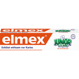 ELMEX JUNIOR 6-12 ANS DENTIFRICE TUBE 75 ML X 12