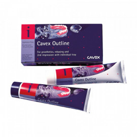 CAVEX OUTLINE IMPRESSION PASTE SANS EUGENOL TUBES 205 GR.