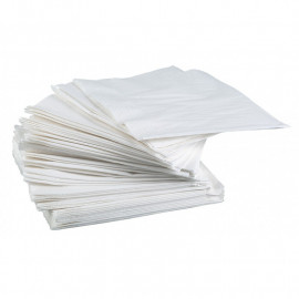 SERVIETTE BLANCHE 2 PLIS 33 X 33 CM PAQUET DE 200