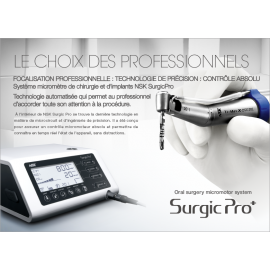 SURGIC PRO + D LED: MOTEUR DE CHIRURGIE COMPLET 