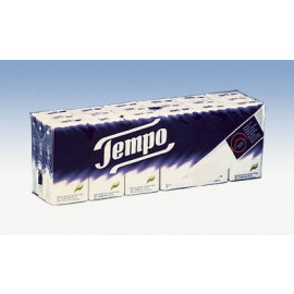 MOUCHOIR TEMPO BLANC PUR CELLULOSE 4 ÉPAISSISSEURS 