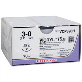 VICRYL PLUS 3-0/70 CM FS2 X 36 