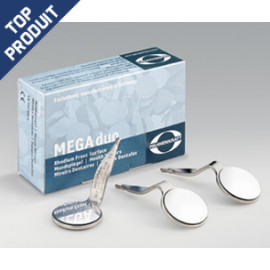MEGA DUO RHODIUM MIROIR DOUBLE FACE HAHNENKRAT X 6 