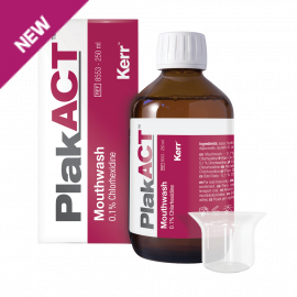 PLAKACT: SOLUTION DE RINCAGE 0.1% CHLOREXIDINE 250 ML