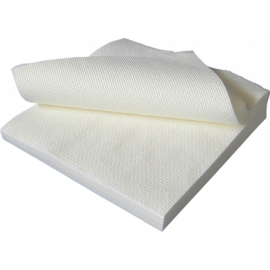 SERVIETTE PATIENT 2 PLIS 37X37 CM. BLANCHE DEPLIEE X 1000