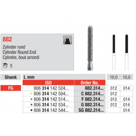 ACTION 4 + 1 PL. FRAISE DIAMANTEE X 5: 882