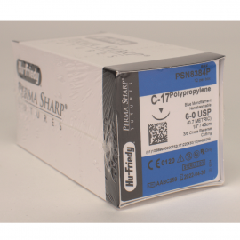 PERMA-SHARP; SUTURE POLYPROPILENE 6/0 X12