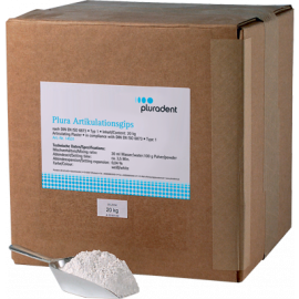 PLURA ARTIKULATIONSGIPS BLANC 20 KG