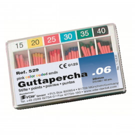 GUTTA PERCHA ROSE POINTE COLOREE X 60